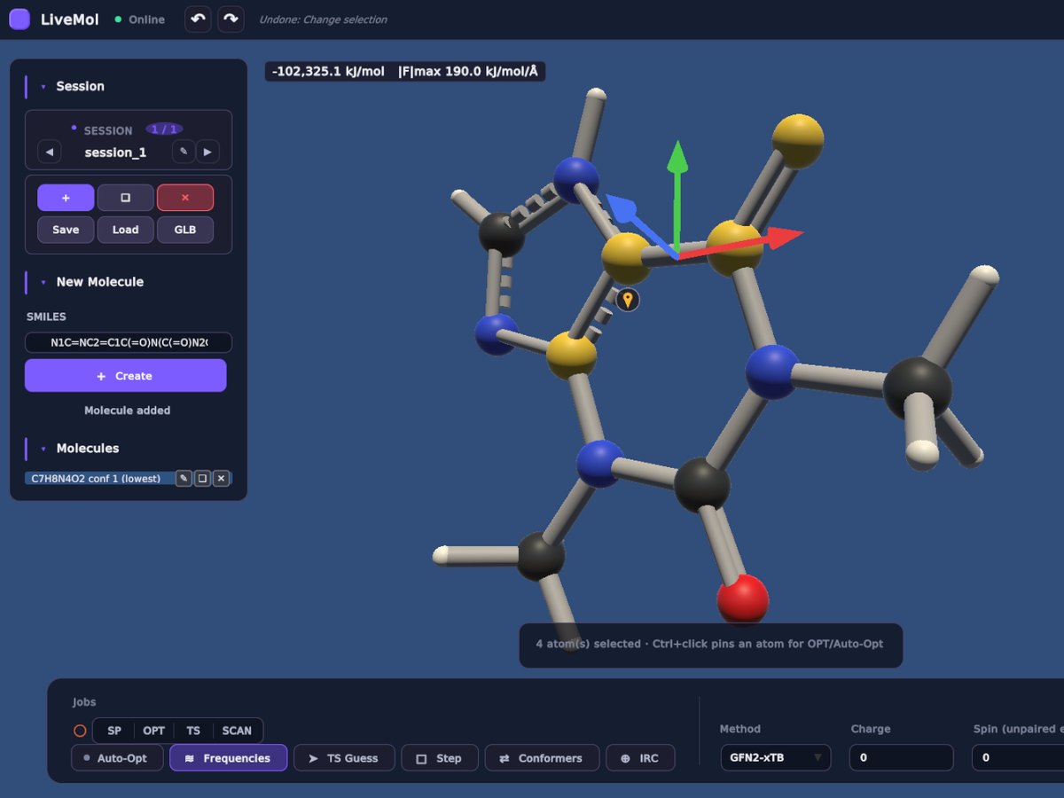 LiveMol research tool